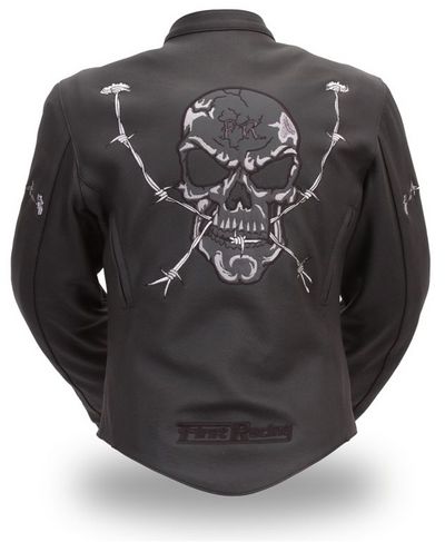 Ladies Skull Jacket (Back View)