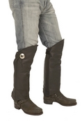 Short Black Half Chaps