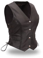 Ladies Braided Vest The Trinity