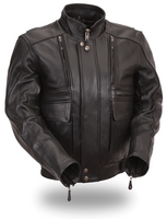 Men’s Premium Coburn Motorcycle Jacket XPM287NKDZ