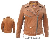 Ladies Basic Brown M.C. jacket