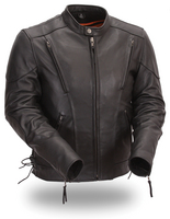 Men’s Exclusive Motorcycle Jacket vented Scooter Jacket