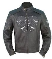 Mens Premium Vented racer W/Skulls