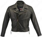 Men's Beltless Biker Jacket