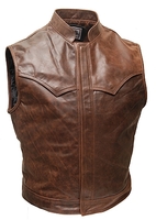 Mens Leather Spirit Vest