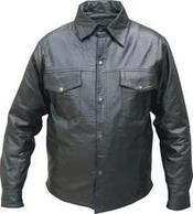 Mens Leather Shirt