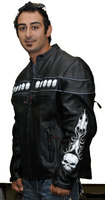 Men's Reflective Skull Jacket