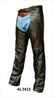 Retro Brown Chaps Buffalo Leather