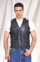 Men's Leather Vests