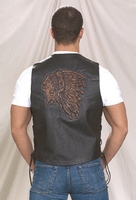 Mens Vest Indian Head