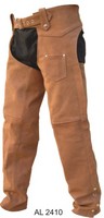 Mens Brown Chaps PLAIN