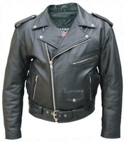 Mens Basic Motorcycle Jacket TALL