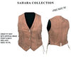 Women's Distress Brown Vest