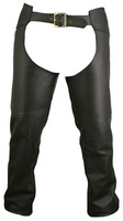 Men's Double Stitched Leather Chaps