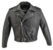 Men's Basic Motorcycle Horsehide Jacket