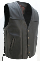 Mens Invader Leather vest