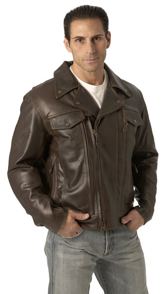 Mens Brown Cruising Jacket