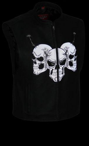 Skull Vest at night