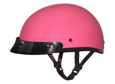 Womens Pink Motorcycle Helmet (Side)