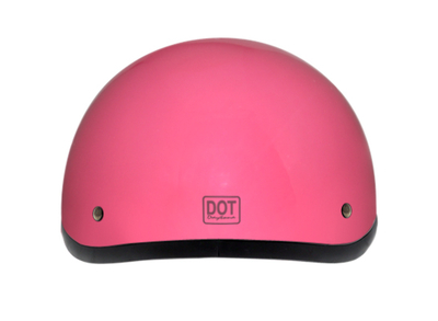 Ladies Pink D.O.T Motorcycle Helmet (Back)