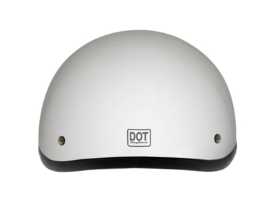 Daytona Motorcycle Helmet White (Rear)