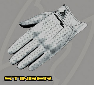 Mens Stinger Gloves Silver