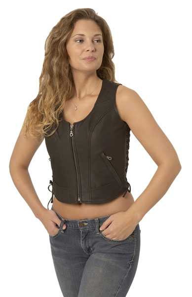 Ladies Clean Side-lace Vest